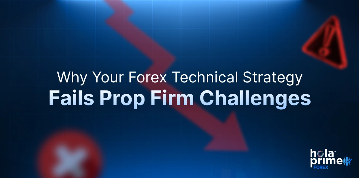 Why Your Forex Technical Strategy Fails Prop Firm Challenges